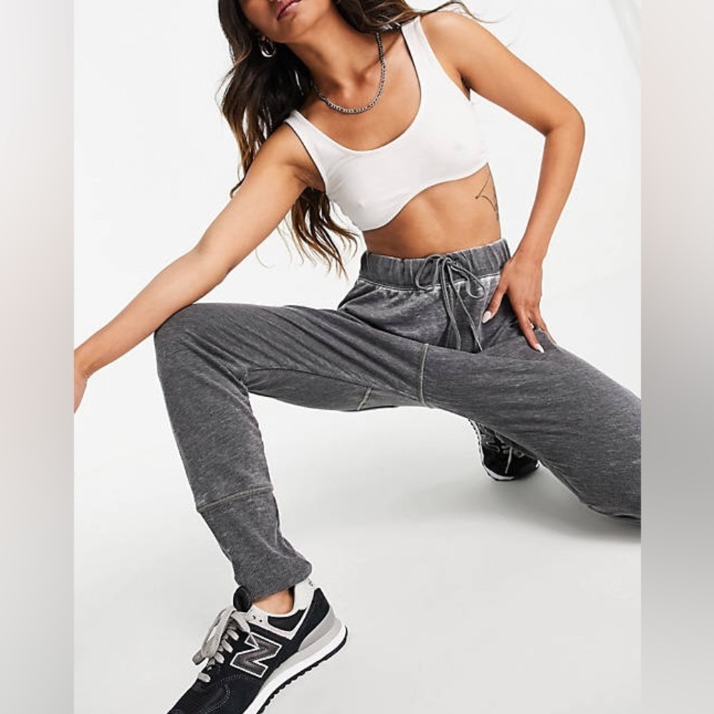 Free People Intimately Cozy All Day Distressed Harem Jogger Lounge Pants XS